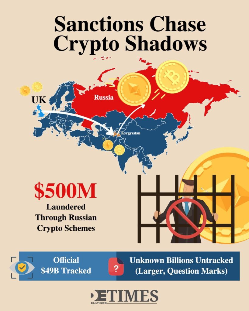 West Hunts Russian Crypto Laundering as Networks Shift to Kyrgyzstan