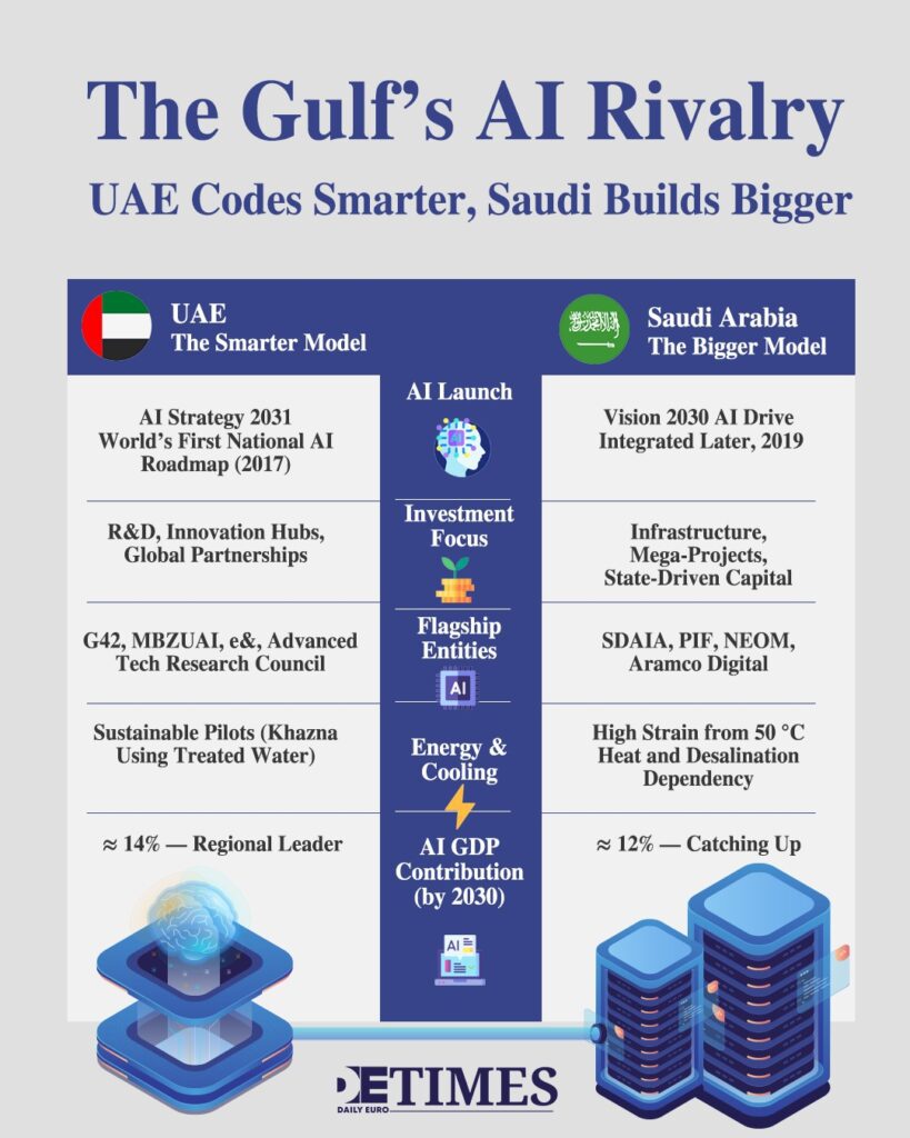 Saudi's AI Paradox: Future Proofing with No Environmental Plan  Daily Euro Times Saudi's AI Paradox: Future Proofing with No Environmental Plan