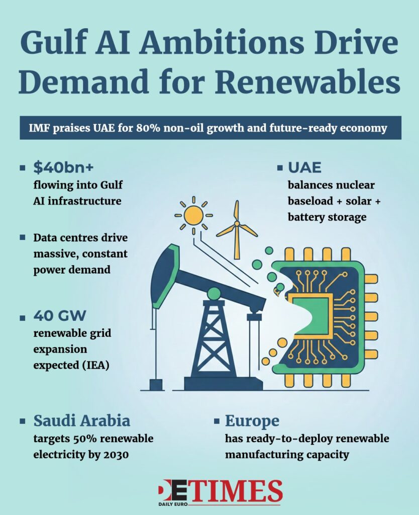 Gulf AI Ambitions Drive Demand For Renewables