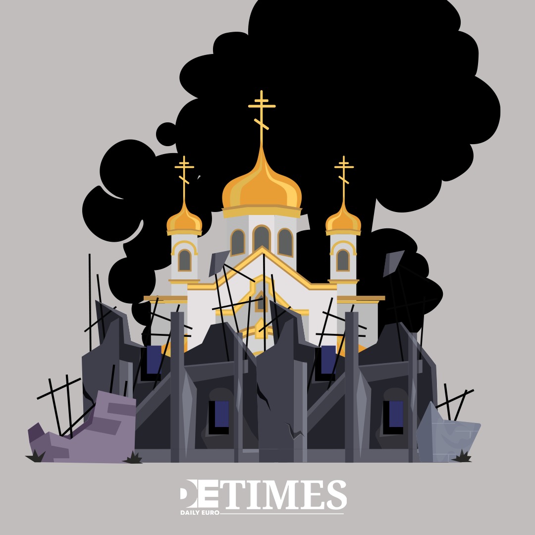 Russia Burns Ukraine's Most Sacred Monastery