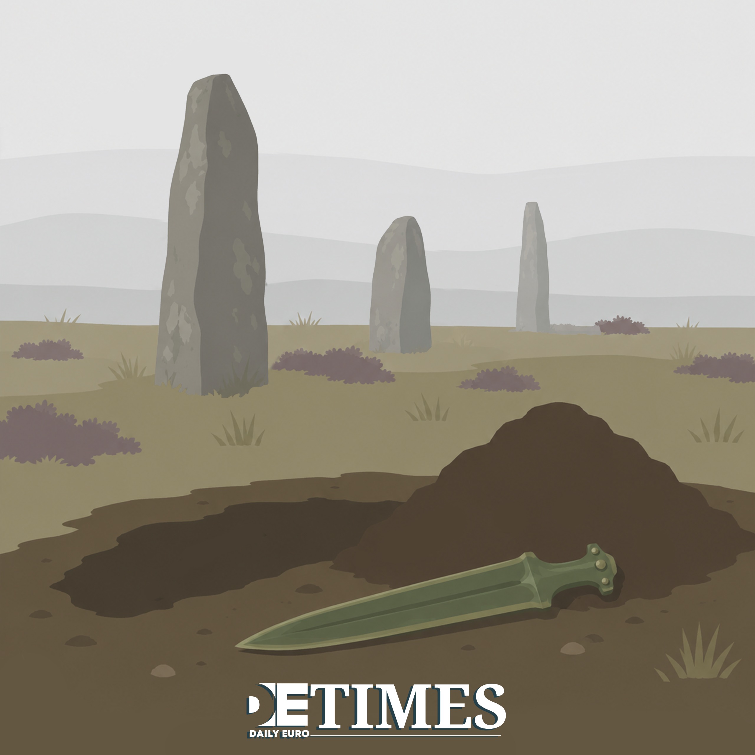 Scotland's Buried Circle Rewrites Violence Before Rome Keywords: Neolithic Scotland, Machrie Moor, conflict, stone circles, archaeology, Roman Britain Brief: Standing stones in moorland mist; a bronze blade laid beside excavated earth. New discoveries at Machrie Moor and a major Edinburgh exhibition are pushing Scotland's prehistory away from pastoral myth and closer to a landscape of ritual, memory and organised violence. Scotland's ancient past is often imagined in stone, fog and silence. The newest archaeology suggests something noisier. Historic Environment Scotland this week announced the detection of a possible new prehistoric ring beneath the peat on the Isle of Arran: a circle of 12 pit-like anomalies forming a feature approximately 28 metres across, with space for two additional settings that may bring the original total to 14 posts or stones. Led by Dr Nick Hannon, the survey team used geophysical scanning equipment that detects underground disturbances without lifting a single turf. "The discovery of a new circle completely surpassed our expectations," Dr Hannon said. The find arrives at the same moment as the National Museum of Scotland opens Scotland's First Warriors, an exhibition tracing 4,000 years of conflict from the Neolithic to the Romans, covering more than 200 objects and asking how and why people fought, what weapons they used and what early conflict did to communities. Taken together, the two stories complicate the old image of early Scotland as a remote edge of prehistory waiting passively for civilisation to arrive. Ritual and Conflict Shared the Same Landscape It is tempting to separate ceremonial monuments from warfare, as if one belonged to religion and the other to politics. The new exhibition suggests prehistoric Scotland did not organise life so neatly. Machrie Moor's circles date from between roughly 3500 and 1500 BCE, and excavations have shown that several were preceded by timber circles in the same positions. The timber circle at Machrie Moor 1 has been radiocarbon-dated to 2030 ± 180 BCE, before the wooden posts were replaced with stone around 2000 BCE. The circles align with a prominent notch at the head of Machrie Glen, where the midsummer sunrise would have been visible, and later served as burial grounds for cremations and inhumations. The Edinburgh exhibition changes the emotional map of prehistoric Scotland. Stone circles were not necessarily built by peaceful mystics untouched by danger. They belonged to societies capable of both ceremony and force, burial and battle, symbolic order and lethal dispute. As the exhibition makes clear, interpersonal violence, fortification and organised conflict were real parts of Scotland's deep past, not marginal episodes but structural features of life on the moor. The landscape was never only sacred space. It was lived space. Before Rome, There Was Already History The most useful thing about these discoveries is that they pull Scottish prehistory out of the shadow of Rome. Too often, Britain's northern story begins when classical writers notice it. The Arran circle and the "first warriors" frame both insist that Scotland already had long, structured histories of monument-building, territorial meaning and conflict before Roman contact ever entered the picture. The Arran cursus, a ceremonial enclosure approximately 1.1 kilometres long sitting adjacent to the stone circles, underlines the landscape's sustained importance as a gathering place across millennia. The new ring at Machrie Moor has not yet been excavated, and the evidence for prehistoric violence remains open to interpretation. But the direction of travel is clear. Early Scotland looks less like an empty northern fringe and more like a dense world of ritual landscapes, armed communities and social memory stretching back 5,000 years. The stones were never mute. We are only getting better at hearing what kind of world they belonged to. Keep up with Daily Euro Times for more updates! Read also: The Outlander Effect: How the Show Put Scotland on the Map Rural Europe Pushes Back Against Megafarms Homer in a Mummy Rewrites Cultural Borders