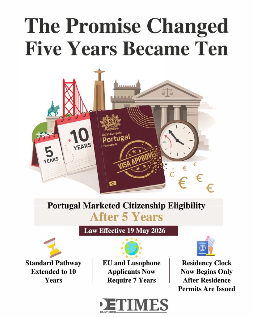 Portugal  Daily Euro Times's Golden Visa Fight Tests State Credibility