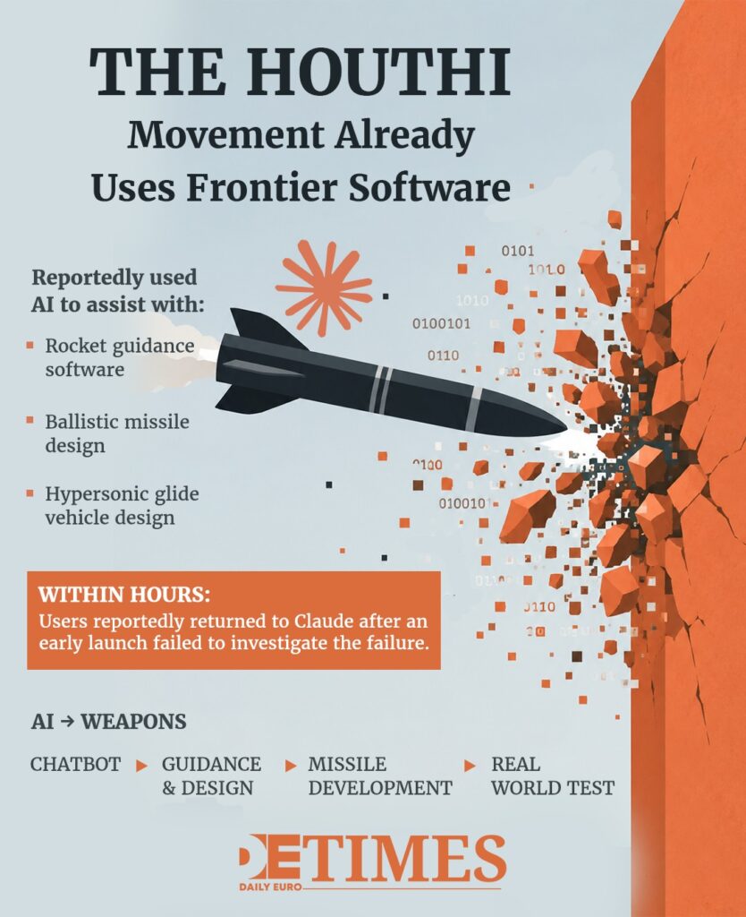 The Houthi Movement Already Uses Frontier Software  Daily Euro Times
