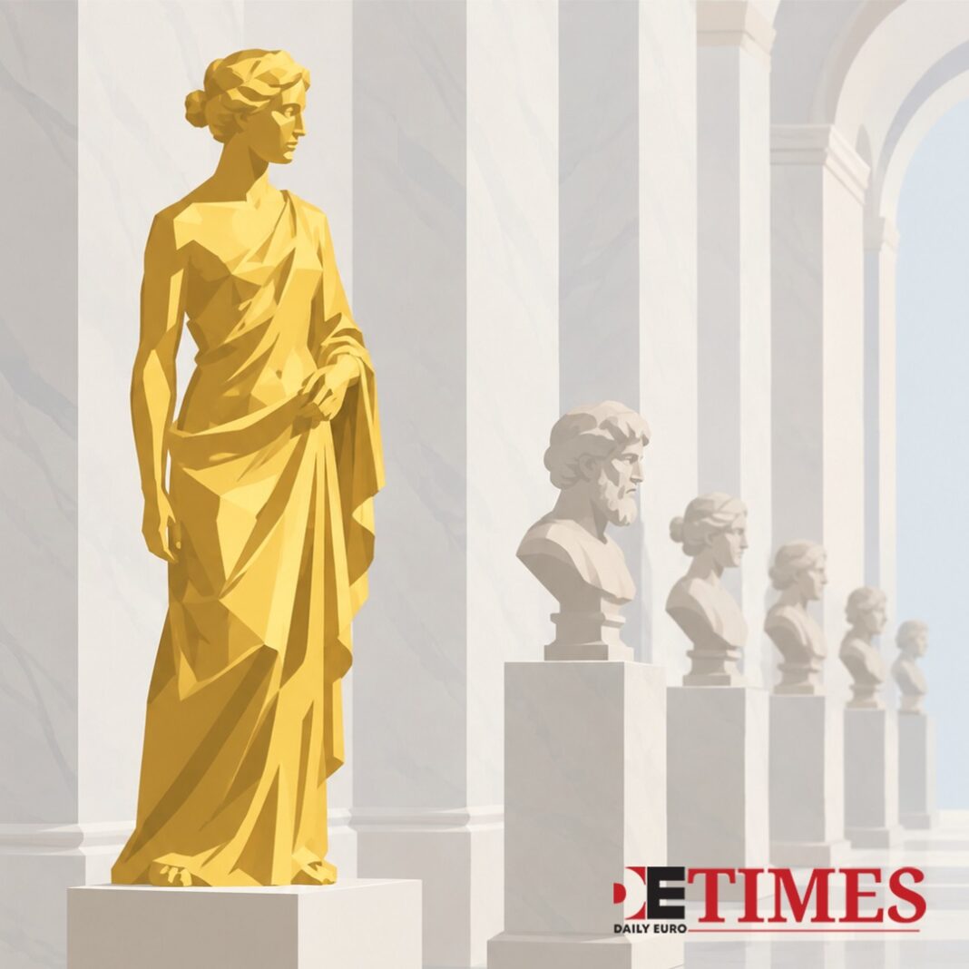 Strasbourg Naked Golden Trump Trolls the Monument Tradition