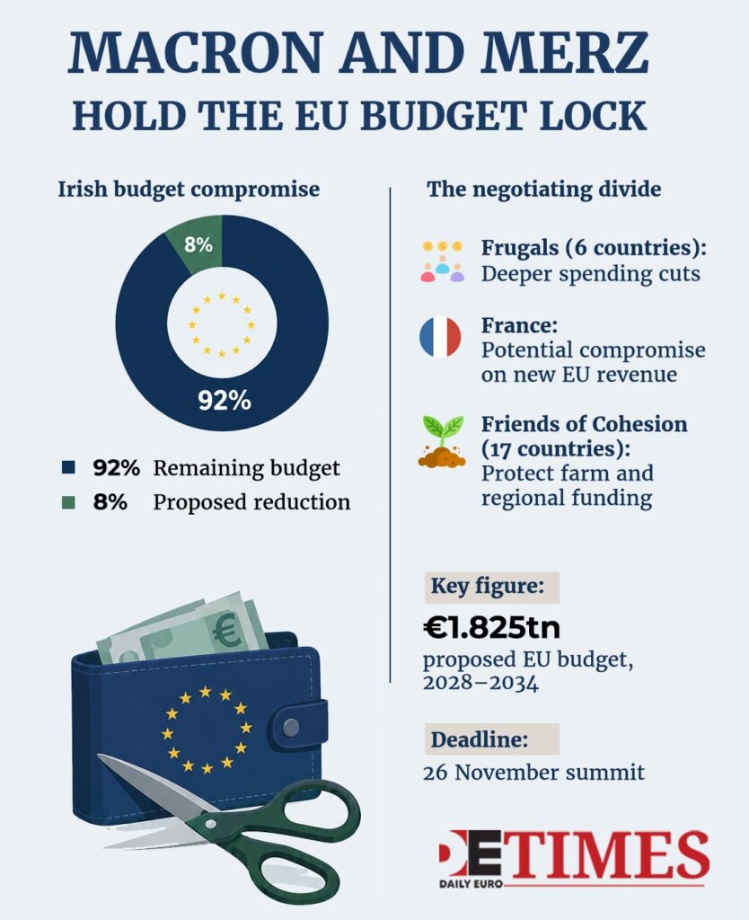 Macron and Merz Hold the EU Budget Lock  Daily Euro Times