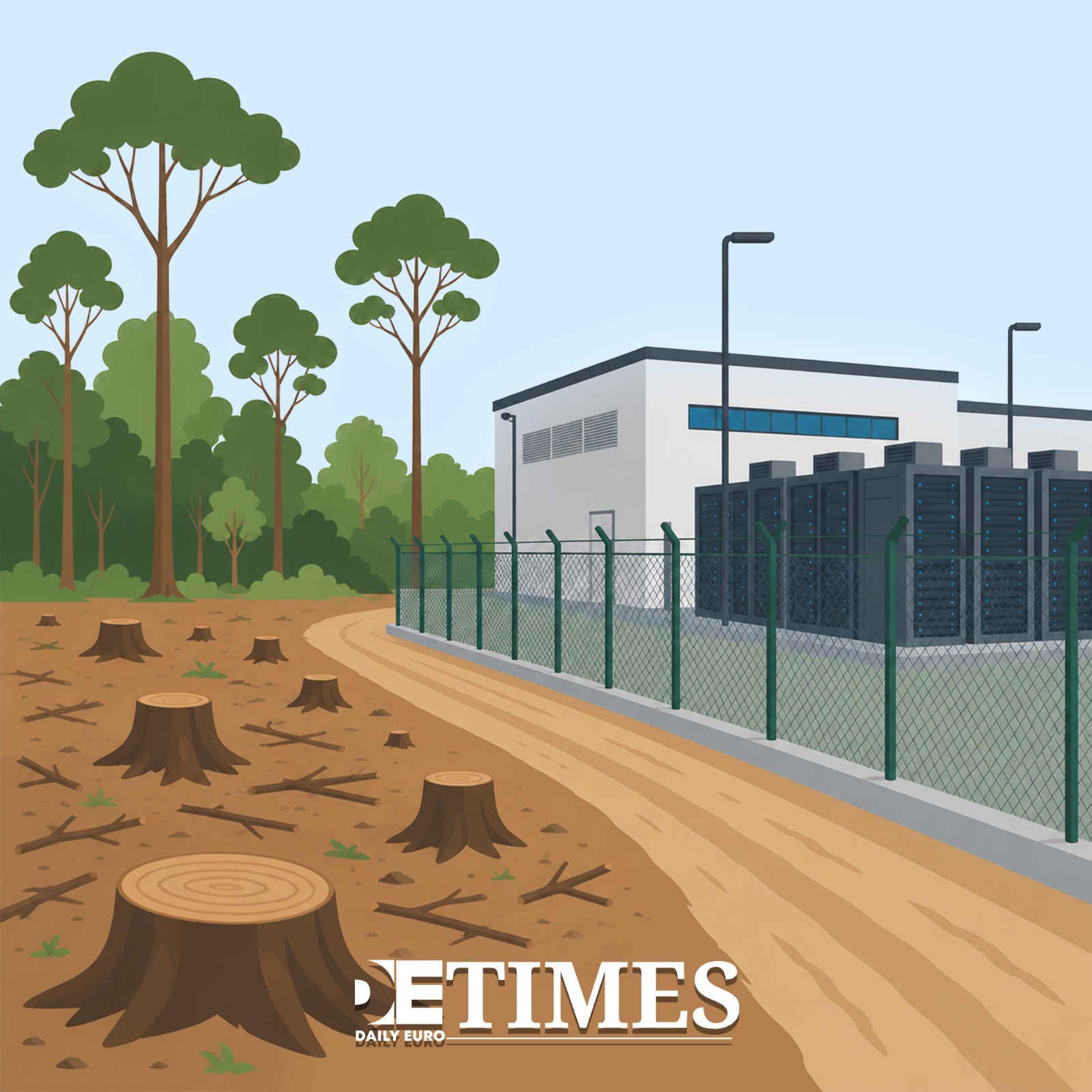 Finland Clean AI Pitch Collides With Forest Clearing